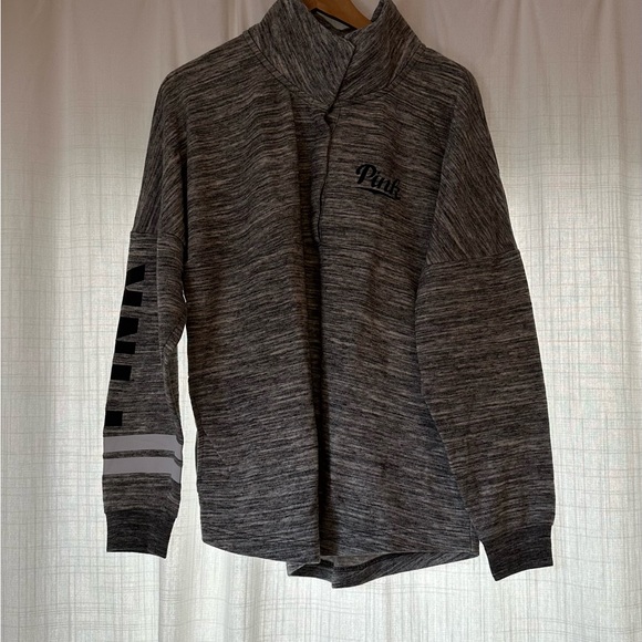 PINK Victoria's Secret Jackets & Blazers - Vintage PINK Victoria's Secret Gray Marled Jacket